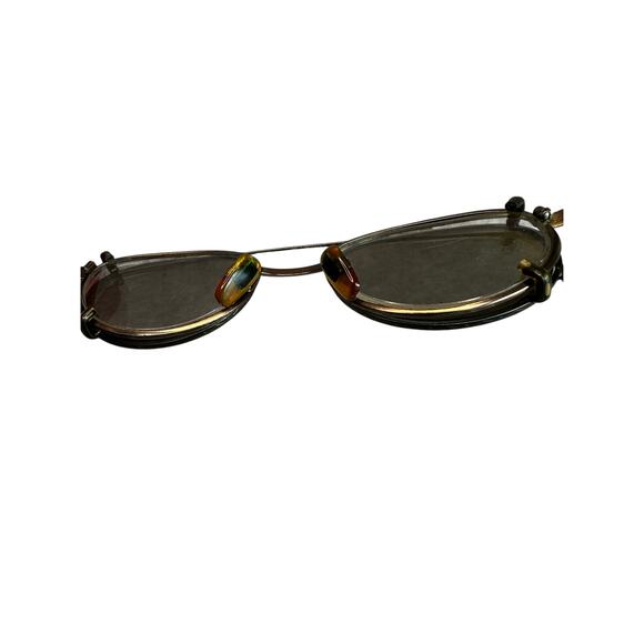 Dolce & Gabbana Elliott 48 Metal Eyeglasses with Sunglasses Clip-On Set & Case main image 6